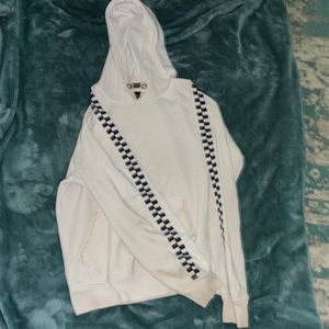 white hoodie